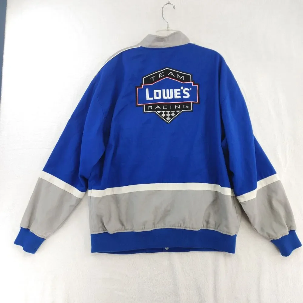 Chase Authentics Jimmie Johnson 48 Lowe's Racing NASCAR Snap Jacket XL
